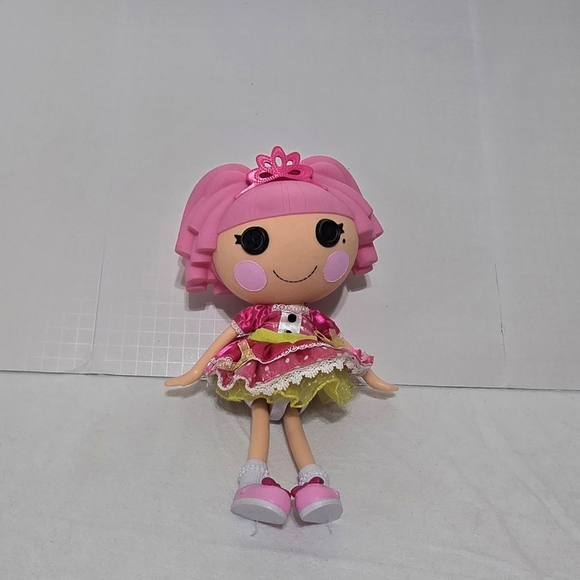 Lalaloopsy Jewel Sparkles Doll Full Size 12” Pink Hair & Crown Dress Shoes 2009 - Picture 2 of 11